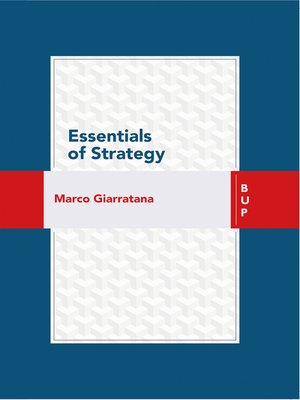 cover image of Essentials of Strategy